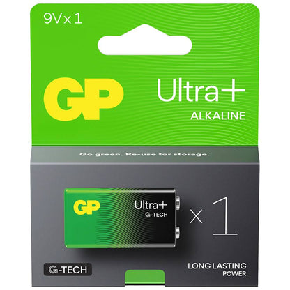 GP Ultra Plus batterij 9V alkaline