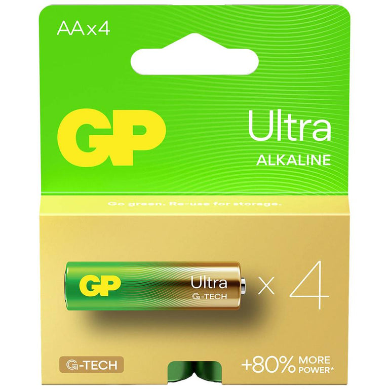 GP Ultra batterij AA alkaline 4st