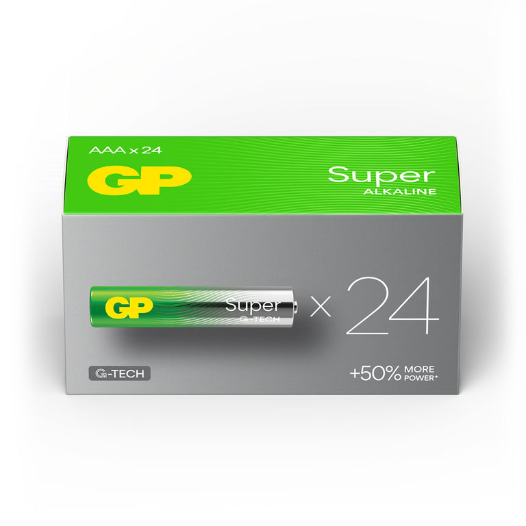 GP Super batterij AAA 03015AETA-B24 alkaline 24st