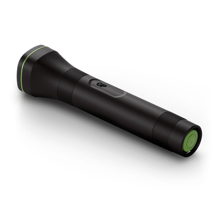 GP C107 LED zaklamp plastic zwart