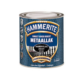 Hammerite  metaallak hamerslag H115 zilvergrijs 750ml