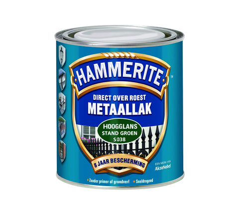 Hammerite  metaallak hoogglans S012 crème 750ml