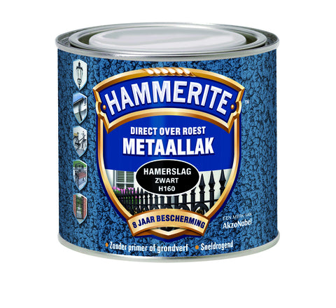 Hammerite  metaallak hamerslag H180 koper 250ml