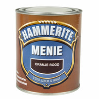 Hammerite Menie metaallak mat  oranje, rood 750ml