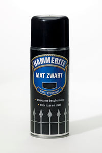 Hammerite  metaallak mat  zwart 400ml