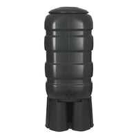 Martens Water Butt Round regenton kunststof antraciet 100L