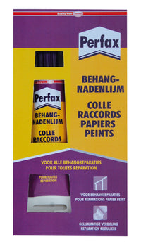 Perfax behangnadenlijm transparant 60gr