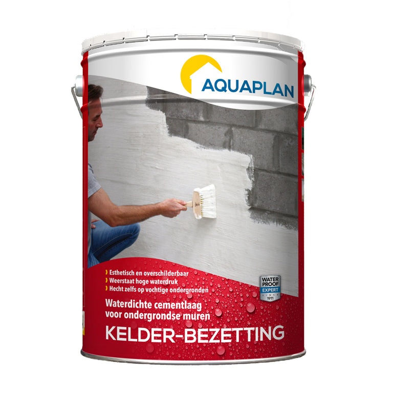 Aquaplan Kelder-Bezetting mortel wit 5 kg