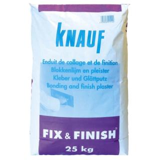 Knauf blokkenlijm en pleistergips wit 25kg