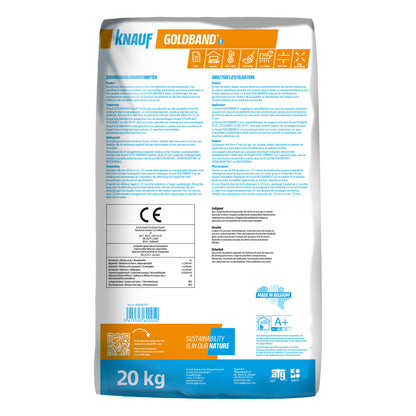 Knauf Goldband E pleistergips wit 5mm 20kg