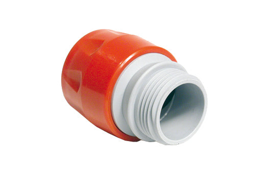 Talen snelkoppeling met buitendraad pvc 3/4"