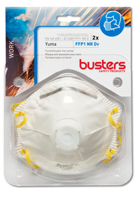 Busters Yuma stofmasker Yuma FFP1 NR D V 2 stuks