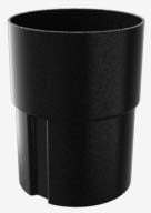 Grovik N85 verbindingsmof ø85mm aluminium 85mm zwart