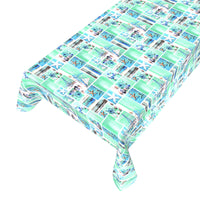 Tafelzeil Skylar zeesterren, zeilboten, schelpen 140cm per meter