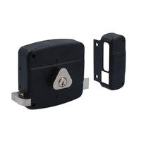 Veilig oplegslot links 157B zwart doornmaat 50mm