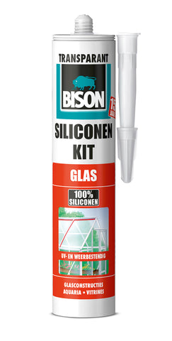 Bison siliconenkit elastisch transparant 310ml