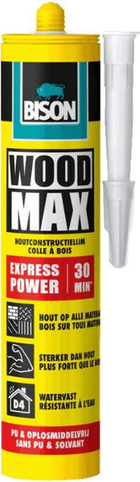 Bison Wood Max Express Power houtconstuctielijm snelhardend 380gr