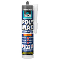 Bison Poly Max Sealant afdichtingskit elastisch zwart 280ml