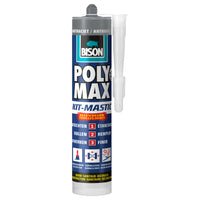 Bison Poly Max Sealant afdichtingskit elastisch antraciet 280ml