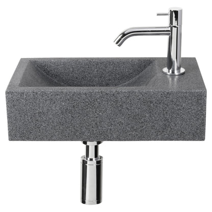 Differnz fonteinset Cheops rechts grijs 40x23x11cm