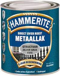 Hammerite  metaallak hoogglans F319 donkergrijs 750ml
