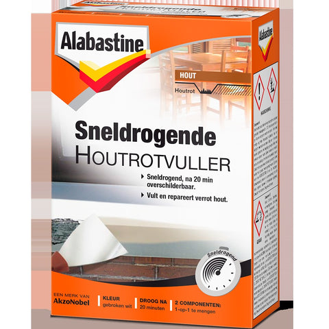 Alabastine houtrotvuller gebroken wit 300ml