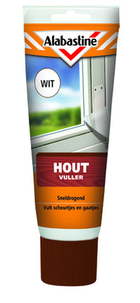 Alabastine houtvuller wit 330gr