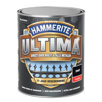 Hammerite Ultima metaallak hoogglans  zwart 750ml