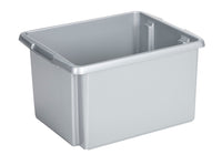 Sunware Nesta opbergbox 32L kunststof zilver 1-vaks