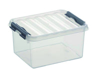 Sunware Q-line opbergbox 2L kunststof transparant 1-vaks