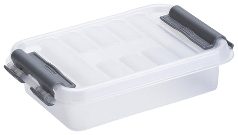 Sunware Q-line opbergbox 1L kunststof transparant 1-vaks