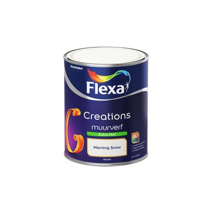 Flexa Creations muurverf extra mat morning snow 1l