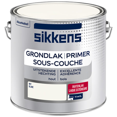Sikkens Grondlak grondlak zijdeglans wit 2,5L