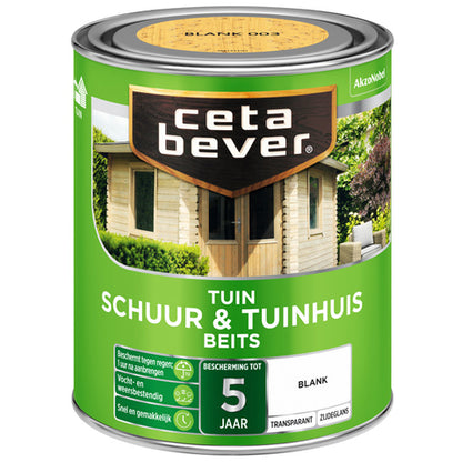 Cetabever schuur & tuinhuis zijdeglans transparant 750 ml