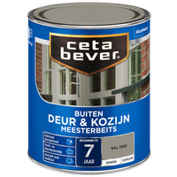 Cetabever deur & kozijn meesterbeits zijdeglans steengrijs 750ml