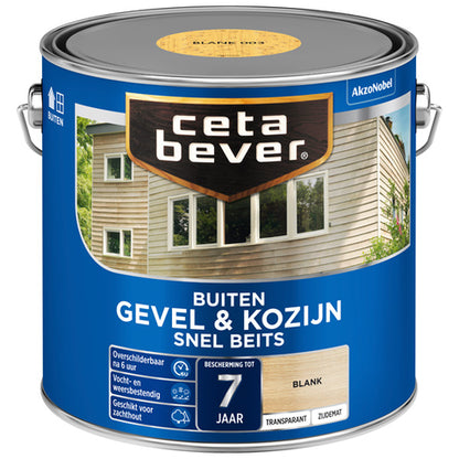 Cetabever gevel & kozijn snelbeits zijdemat transparant 2,5l