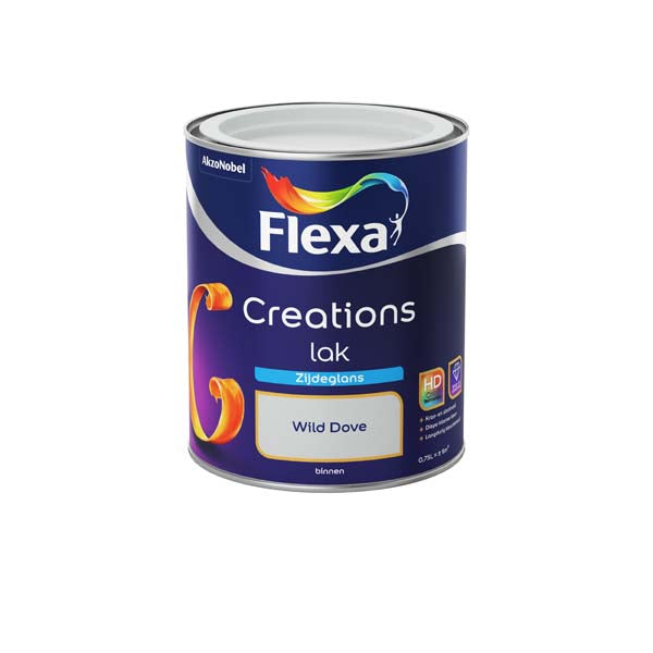 Flexa Creations lak zijdeglans wild dove 750ml