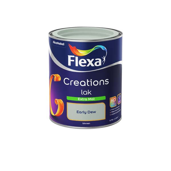Flexa Creations lak extra mat early dew 750ml