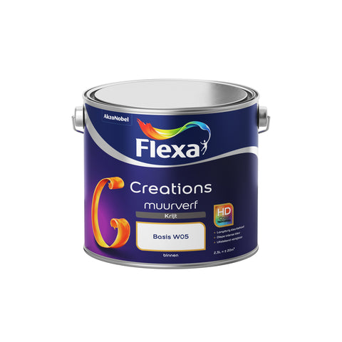 Flexa Creations muurverf krijt W05 mengbaar 2,5l