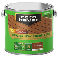 Cetabever vlonder & terras beits mat natuurlijk bankirai 2,5l