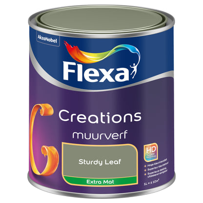 Flexa Creations muurverf extra mat sturdy leaf 1L
