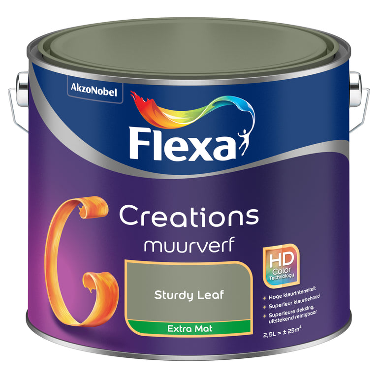 Flexa Creations muurverf extra mat sturdy leaf 2,5L