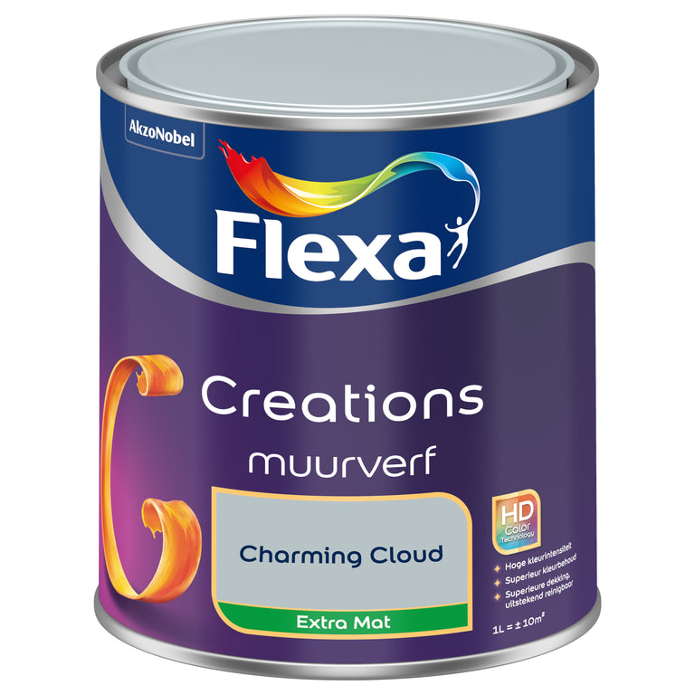 Flexa Creations muurverf extra mat charming cloud 1L