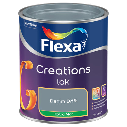 Flexa Creations lak extra mat denim drift 750ml