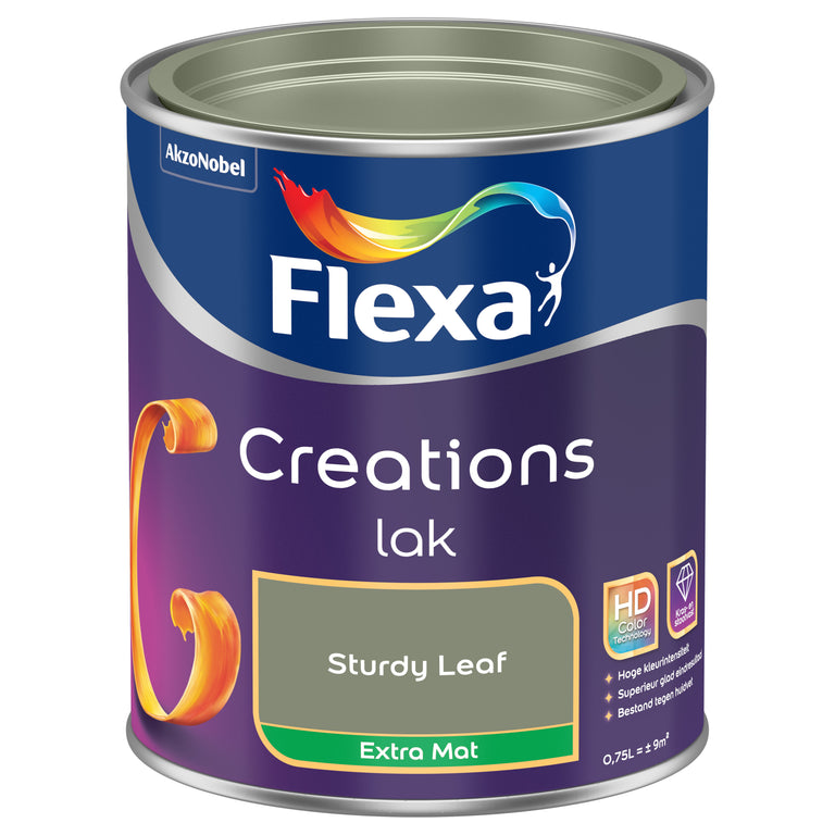Flexa Creations lak extra mat sturdy leaf 750ml