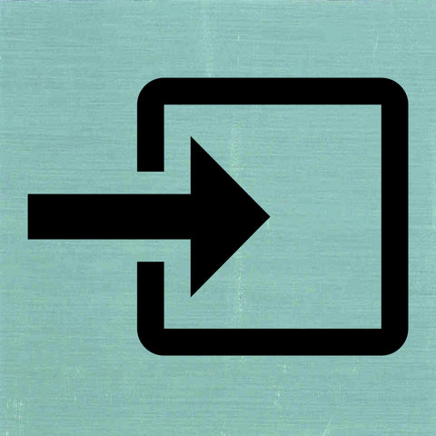 Pickup pictogram ingang aluminium 80x80mm