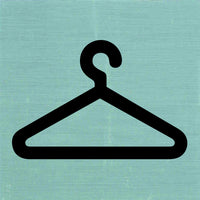 Pickup pictogram garderobe aluminium 80x80mm