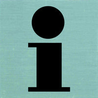Pickup pictogram informatie aluminium 80x80mm