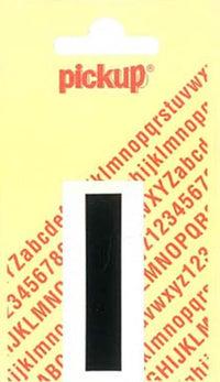 Pickup Helvetica plakletter hoofdletter I zwart 40mm
