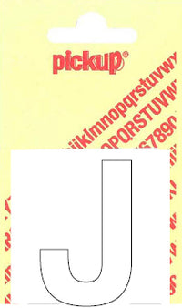 Pickup Helvetica plakletter hoofdletter J wit 40mm